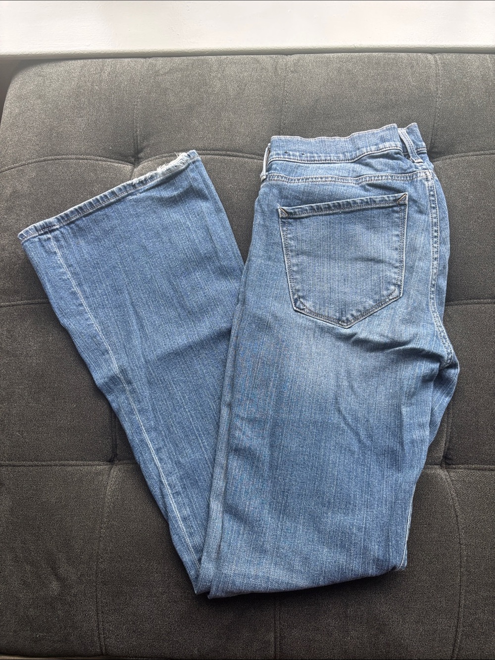 Express Light Blue Wide-Leg Jeans